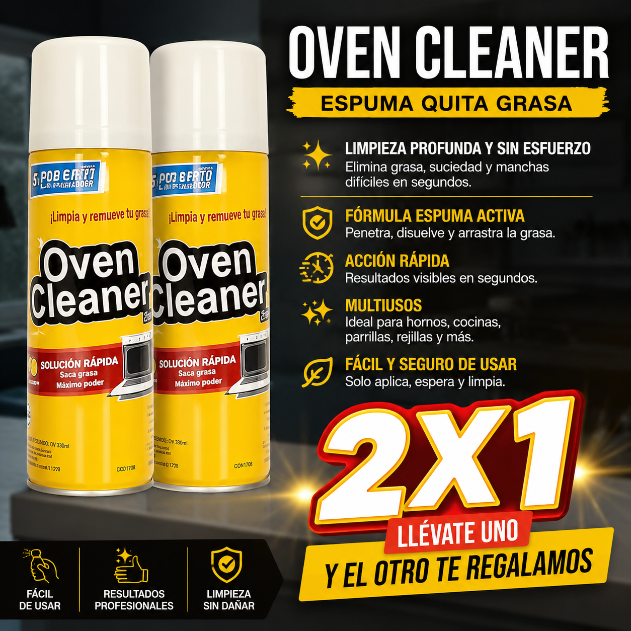 🔥 ¡NO TALLES MÁS! La espuma que derrite la grasa más difícil en minutos + ¡PROMOCIÓN 2X1! Llévate uno y el otro te lo regalamos