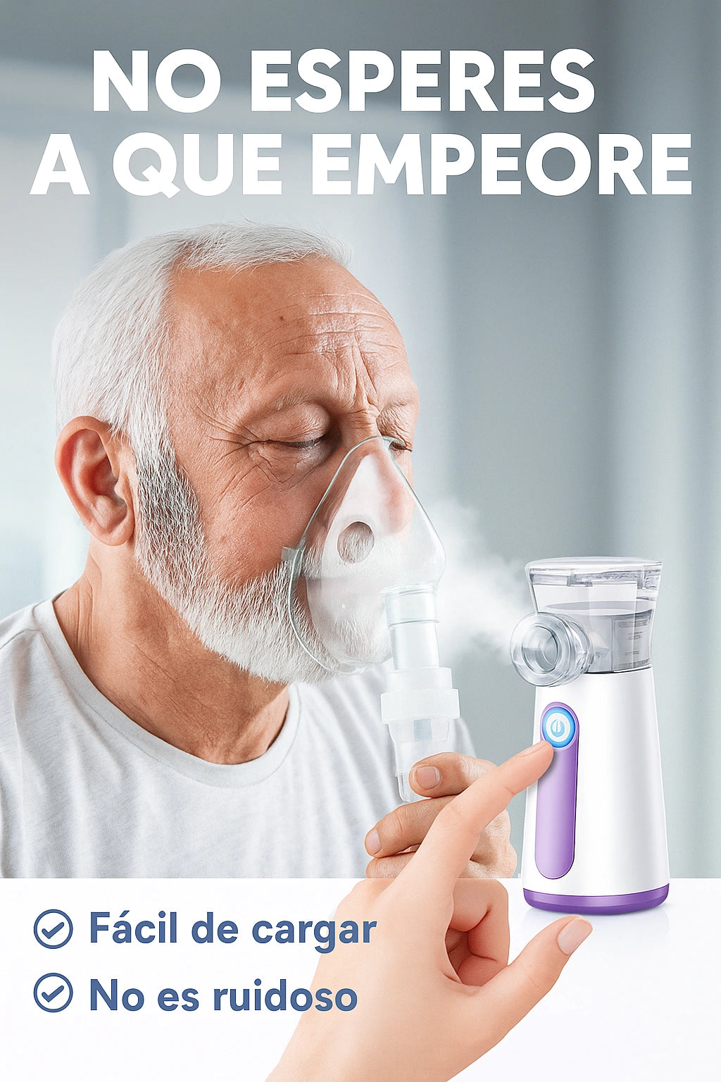 Nebulizador Portátil Para Adultos Y Niños