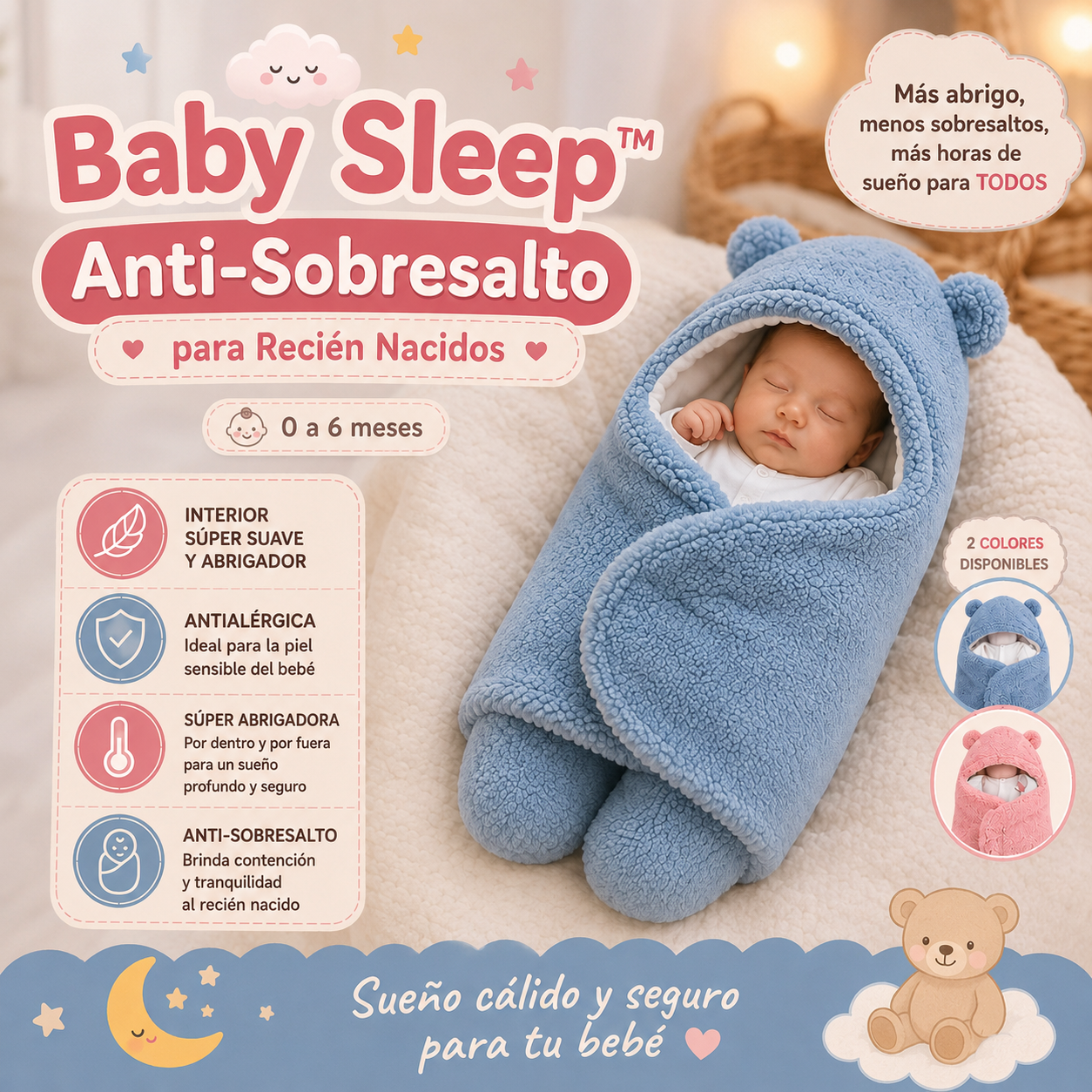 SAQUITO DE DORMIR PARA BEBÉ🧑🍼🍼