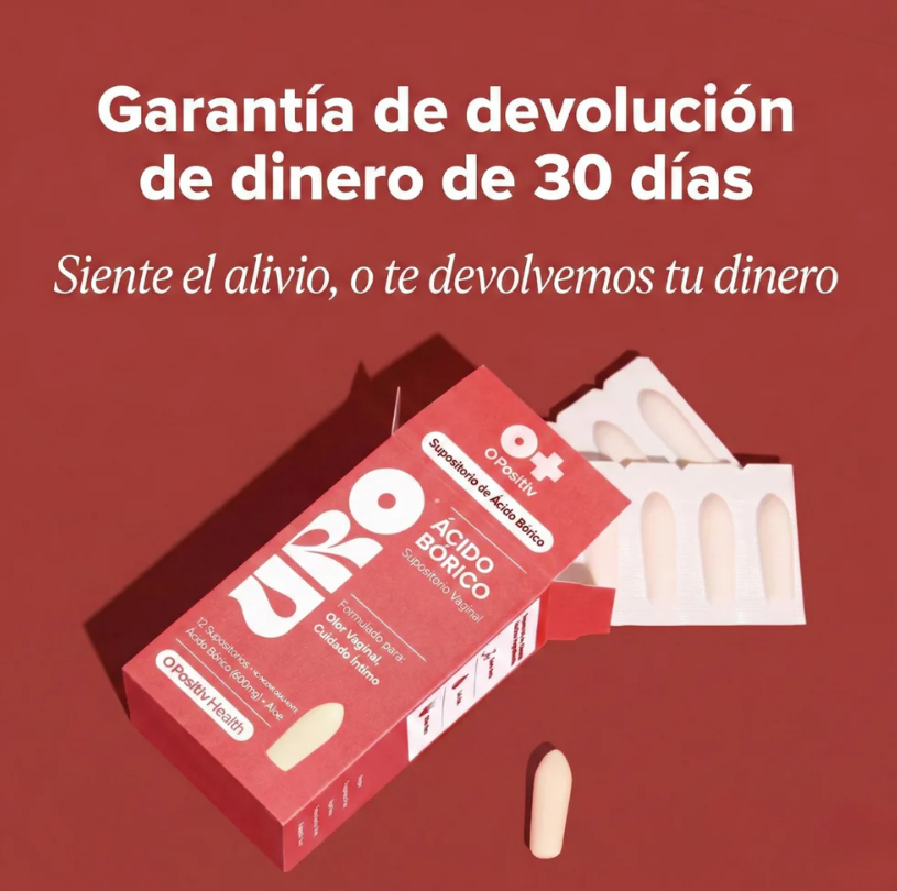 Supositorio Vaginal de acido Borico