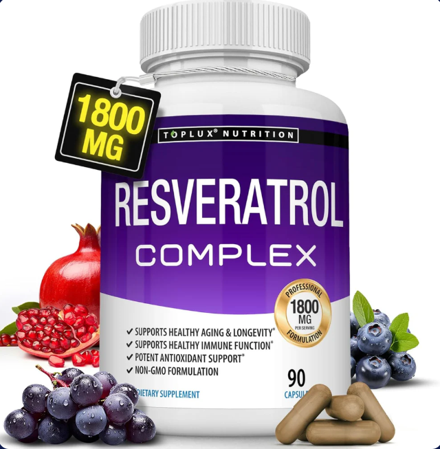 RESVERATROL COMPLEX 🔥 ✨ ¡Energía, juventud y bienestar en una sola cápsula llevate 2 y el siguiente te lo regalamos! ✨