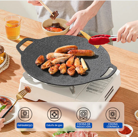🔥 ¡Cocina Carnes Perfectas sin que se Peguen! La Plancha Antiadherente que Está Arrasando en Ventas 🥩🍖