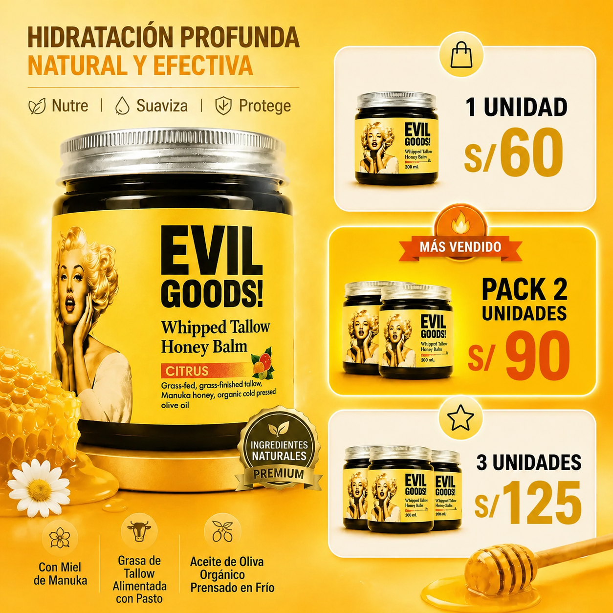 🔥🍯 ¡Hidratación Profunda y Natural para tu Piel! ✨