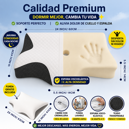 🔥 ¡DESPIERTA SIN DOLOR DE CUELLO DESDE LA PRIMERA NOCHE O NO VOLVERÁS A QUERER OTRA ALMOHADA!