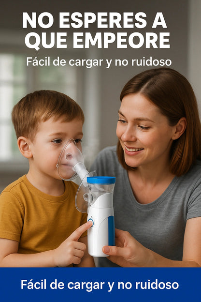 Nebulizador Portátil Para Adultos Y Niños