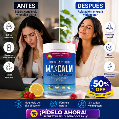 🌙 Duerme Profundo, Despierta Renovado con MAXCALM