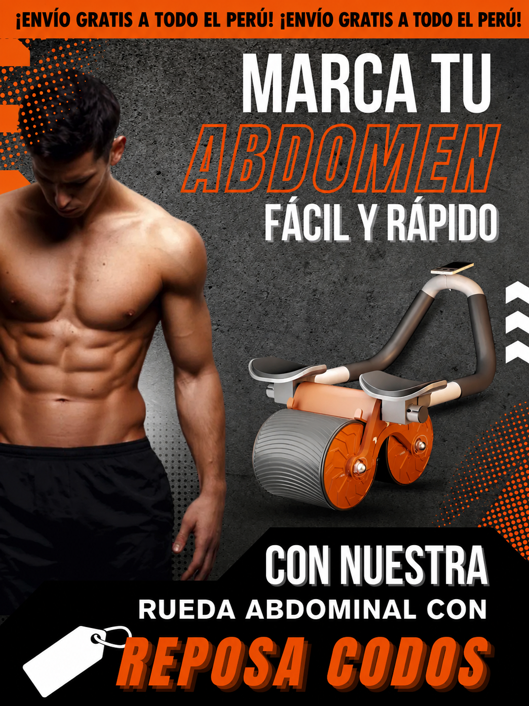 Rodillo Abdominal PRO Premium 💪