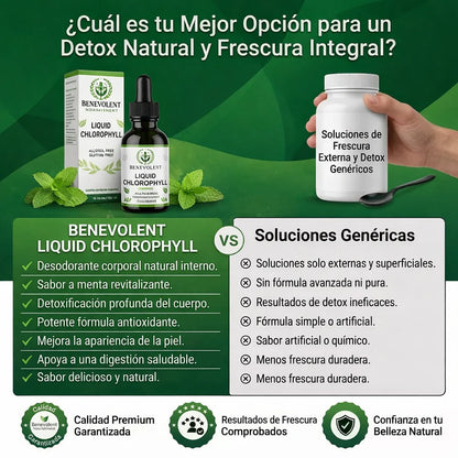 Clorofila Líquida: El Impulso Verde que Tu Cuerpo Necesita 🌿
