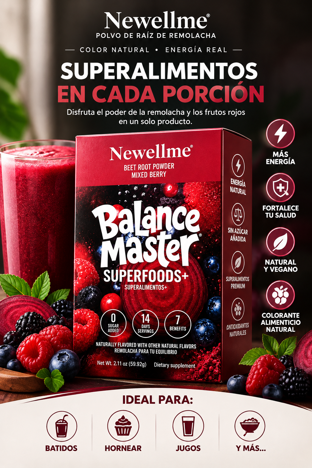 NEWELLME BALANCE MASTER SUPER REDS