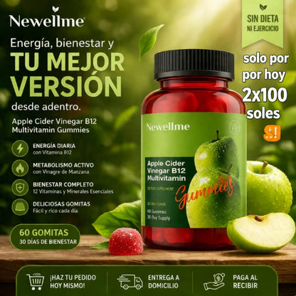 Gomitas de Vinagre de Manzana | Quemador de Grasa Natural. oferta solo por hoy 2x1