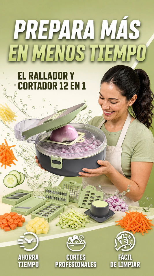 CORTADOR DE VERDURAS 9 EN 1