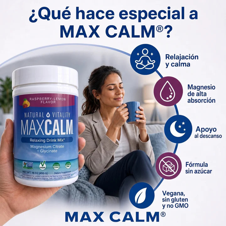 🌙 Duerme Profundo, Despierta Renovado con MAXCALM
