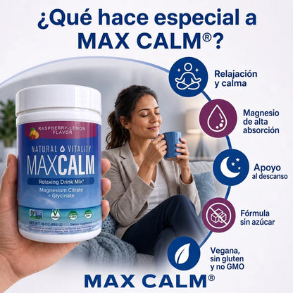 🌙 Duerme Profundo, Despierta Renovado con MAXCALM